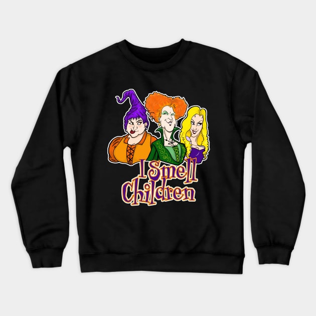 I Smell Children Crewneck Sweatshirt by BottleRocket